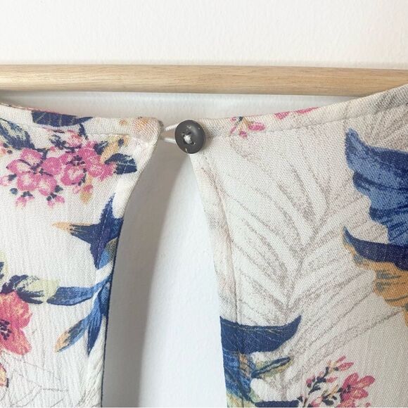 American Eagle botanical romper dress size 4 - Picture 7 of 14